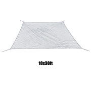 DURAFORCE 10 x 30FT Sports Netting Barrier Baseball Softball Backstop Nets Twisted Knotted