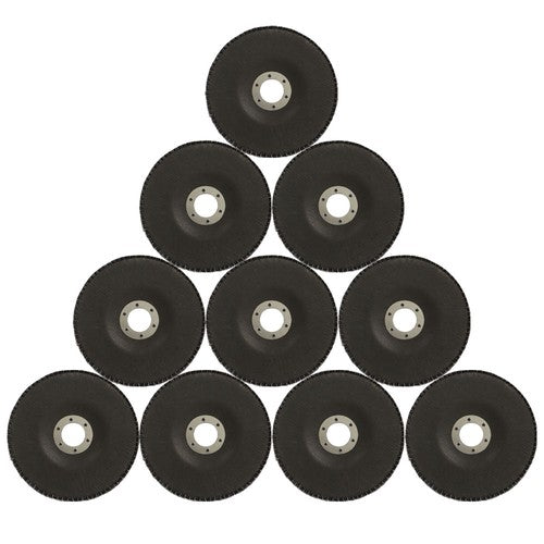 DURAFORCE 10× 5" 125mm Premium Zirconia Flap Disc Grit40/ Wheel Angle Grinder Sanding Disk