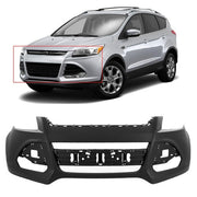 DURAFORCE Front Bumper Cover Fascia Fit For 2013-2016 Ford Escape Black Plastic
