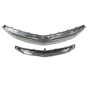 DURAFORCE 2PCS Black Front Upper & Lower Grille For Chevrolet Impala 2014-2020 Chrome New