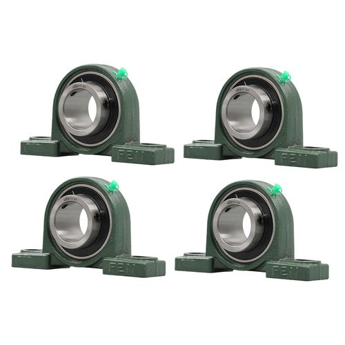 DURAFORCE Cast Iron 4* UCP210-32 Pillow Block Mounted Bearing 2" Bore Self-Aligning