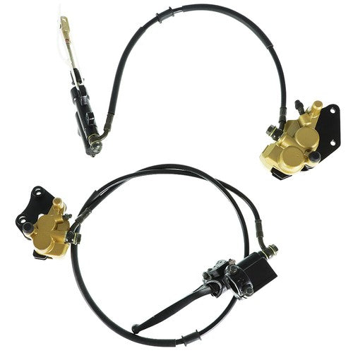 DURAFORCE Front Rear Hydraulic Brake Caliper For 50cc 110cc 125cc Classic Pit Dirt Bike