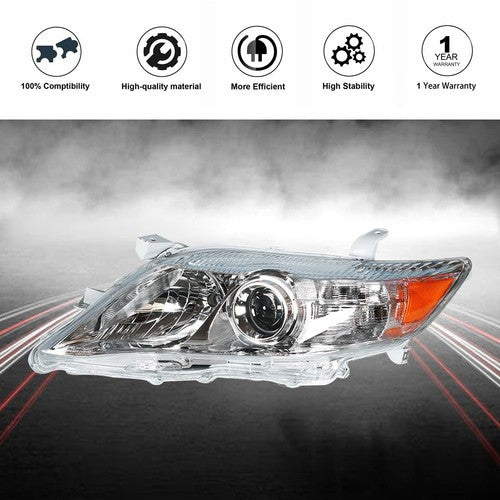DURAFORCE Fit For Toyota Camry Hybrid 2010-2011 Headlight Projector RH LH Side Halogen