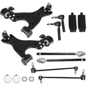 DURAFORCE NEW 12Pc Complete Front Control Arms Ball Joints Tie Rod End For Bucik Chevy GMC