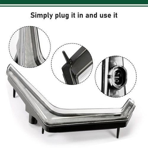 DURAFORCE LED Lights Turn Signal Fang Accent For POLARIS RZR XP 1000 TURBO 2019-2022 2020