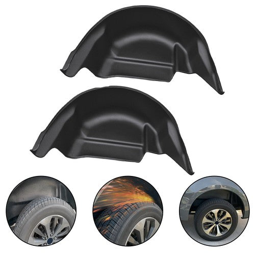 DURAFORCE Fit for 2015 2020 Ford F150 Rear Wheel Well Inner Mud Flap Splash Guards Liners