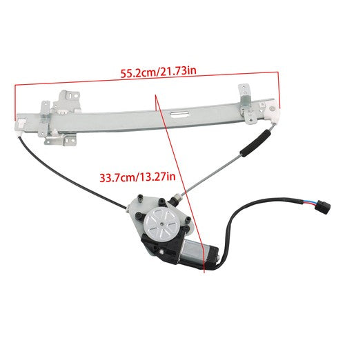 DURAFORCE For Honda Passport 1998-2002 Front Left Window Regulator w/Motor 2 Pins 748-058