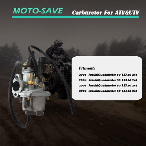 DURAFORCE Fit For SUZUKI Quadrunner LT50 LT 50 JR50 LT-A50 84-87 Carburetor&Air Filter Box