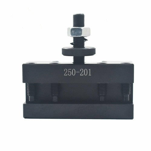 DURAFORCE BXA 250-222 New Wedge Type Tool Post For Lathe 10 - 15" With 7PC Tool Holders