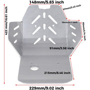 DURAFORCE Front Skid Plate Engine Guard Cover For YAMAHA WR250X WR250R 2008-2022