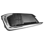 DURAFORCE Front Fog Light Lamp Covers W/Chrome For 2019-2021 Honda Civic Coupe/Sedan LH&RH