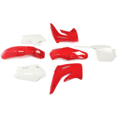 DURAFORCE Restyled Plastic Kit Red/White Bodywork Fairing For Honda CR85R/CR85RB 2003-2007