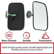 DURAFORCE 2 Magnetic Backup Mirrors For Skid Steer John Deere w/BLIND SPOT MIRRORS 600lbs