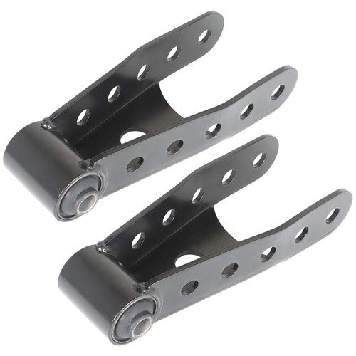 DURAFORCE For Dodge Chevrolet Ford & GMC Rear Lowering Shackle Kit 2PCS 6400 With 2" Drop