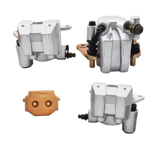 DURAFORCE Front Rear Brake Calipers for Suzuki Vinson 500 LTA 500 LT-F500 2002-2007 w/Pad