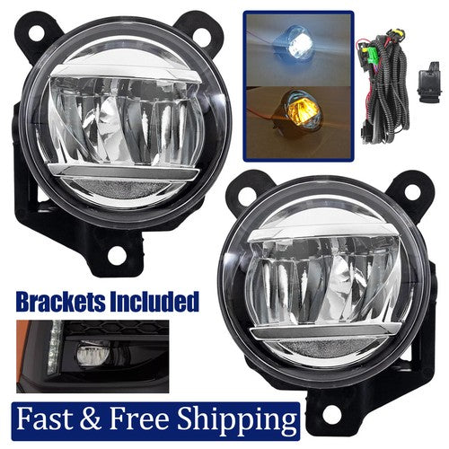 DURAFORCE For 2022-2024 Subaru WRX LED Front Fog Lights Lamp Double lights 6PCS W/Switch