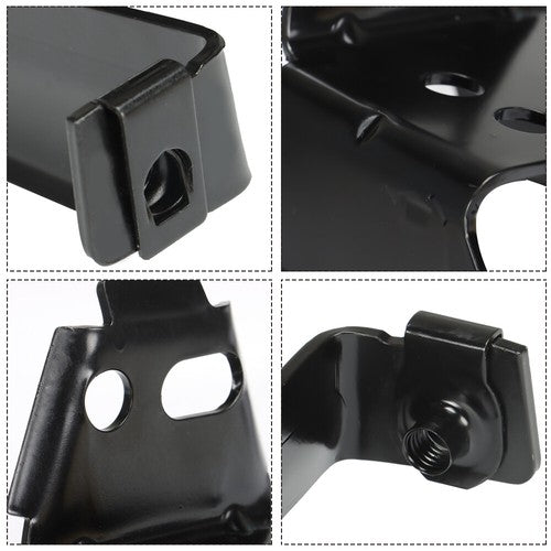DURAFORCE Black Fit For 2011-2014 GMC Sierra 2500/3500 HD Front Bumper Bracket 2 Pc LH&RH