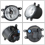 DURAFORCE Driver+Passenger Side Fog Lights w/Bulbs+Wiring For Toyota Sienna LE 3.5L 11-17