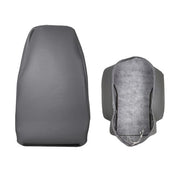 DURAFORCE Seat Cover+Backrest Driver's Side Gray Air Ride 2-PCS Set Leather 4200-4300-4400
