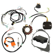 DURAFORCE Wire Harness Ignition Coil CDI Stator & Gasket For Yamaha Warrior 350 YFM350X