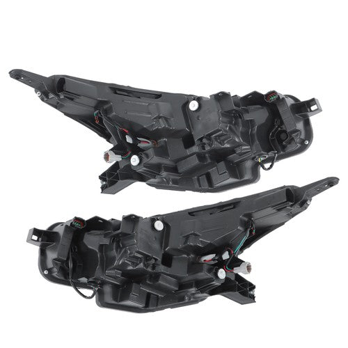 DURAFORCE Clear Lens New For Nissan Versa S SR SV 2020-2021 Pair Headlight Replacement LED