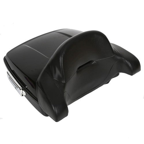 DURAFORCE Chopped Luggage Trunk Backrest Mount Rack For Harley Road Street Glide 2014-2024