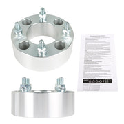 DURAFORCE Wheel Spacers 4x110 2" 74mm M10x1.25 For Suzuki Honda 1993-2016 Silver X2