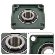 DURAFORCE 2 Pack UCF207-20 Flange Pillow Block Bearing, 1-1/4 inch Bore, Self-Alignment