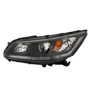 DURAFORCE Pair For Honda Accord 2013-2015 Headlights Replacement Halogen W/O LED DRL Set