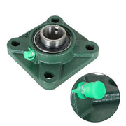 DURAFORCE 10PCS UCF205-16 Pillow Block Flange Bearing 1" Bore 4 Bolt Solid Base
