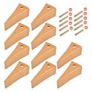 DURAFORCE 10 Sets 1U3202 Digging Bucket Teeth with Pins 8E6208 & Retainers 8E6209 for J200