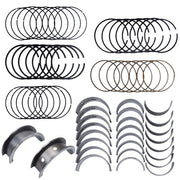 DURAFORCE Main & Rod Bearings Set & Piston Rings Kit For Chevy GMC LS Gen III IV 4.8L 5.3L