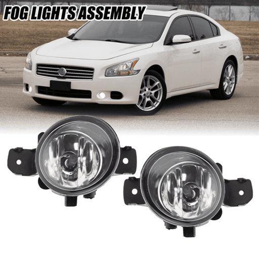 DURAFORCE FOR NISSAN MAXIMA 2009 2010 2011 2012 2013 2014 FRONT BUMPER FOG LIGHT LAMP PAIR