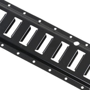 DURAFORCE Heavy Duty 6 Pack 5FT E Track Rails Carbon Steel Black Powder Coated Universal