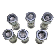 DURAFORCE 6X Rear Wheel Stud + Nut 43812-23320-71 For Toyota Forklift 7-8FD20~30