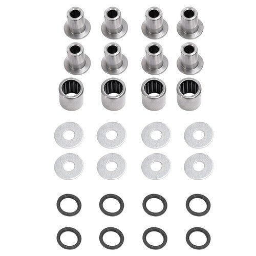 Silvery A Arm Bushing Bearing Shaft Kit for Kawasaki KFX400 Suzuki LTZ400 Z400