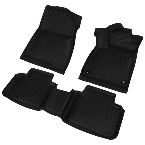 DURAFORCE Floor Mats Fit for Honda Accord Sedan 2018-2022 Waterproof Protection Liners TPE