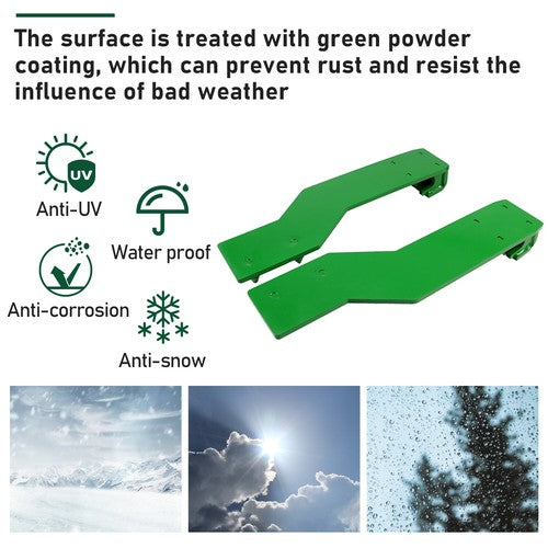 DURAFORCE For John Deere Tractor Loader Quick Tach Weld On Mounting Brackets