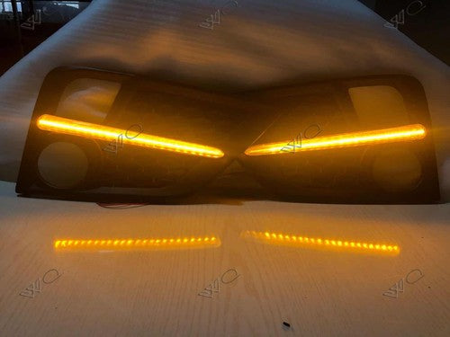DURAFORCE For 2018 2019 2020 Honda Odyssey LED Turn signal Fog Lights Covers Double Colour
