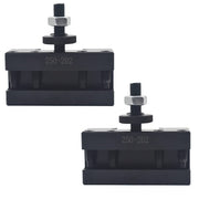DURAFORCE 2Pcs BXA #2 250-202 Quick Change Turning Facing & Boring Tool Post Holder