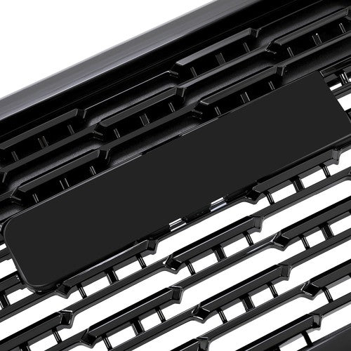 DURAFORCE 22936421 Front Upper Grille for GMC Yukon Denali Style 2015-2020 Gloss Black ABS