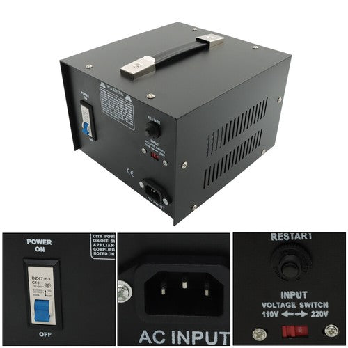 DURAFORCE Voltage Converter Transformer Step Up/Down 110v to 220v/220v to 110v 1000W