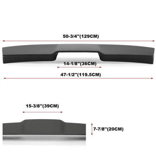 Matte Black Truck Cab Spoiler for 09-2014 Ford F-150 All Cab Size 983379