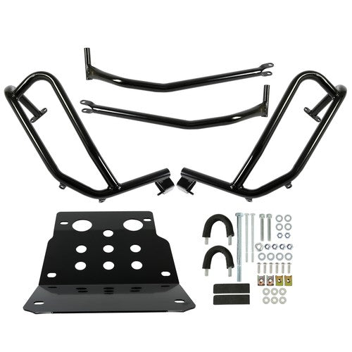 DURAFORCE Engine Guard Crash Bar & Upper Lower Skid Plate For Honda CRF250F CRF250L 17-22