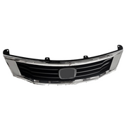 DURAFORCE HO1200189 Front Upper Bumper Grille Chrome Grill for Honda Accord 2008-2010