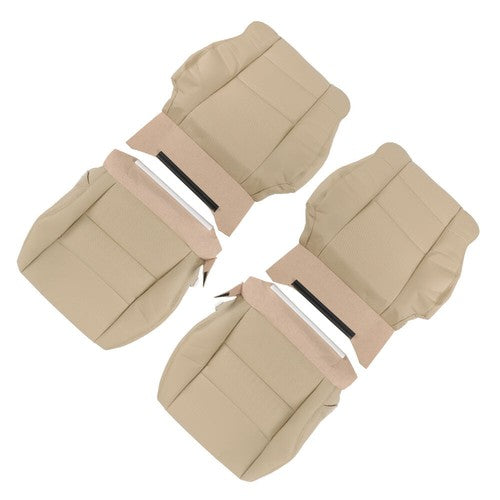 DURAFORCE Front Driver&Passenger Perforated Cortical Cover Tan New For Acura RDX 2007-2012