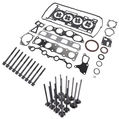 DURAFORCE Head Gasket Bolts + Valves Set for Hyundai Sonata Genesis Coupe Kia Optima 11-16