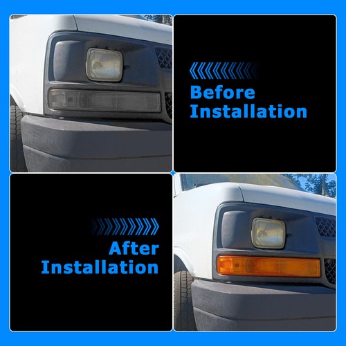 Turn Signal Marker Light Lamp RH Passenger for 03-22 Chevy GMC Van