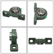 DURAFORCE 2 Pack UCP210-32 Pillow Block Mounted Ball Bearing 2" Bore Self Aligning New