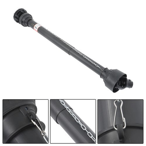 DURAFORCE 47-67" T6 PTO Shaft PTO Drive Shaft 1-3/8" x 6 Spline End w/Slip Clutch New